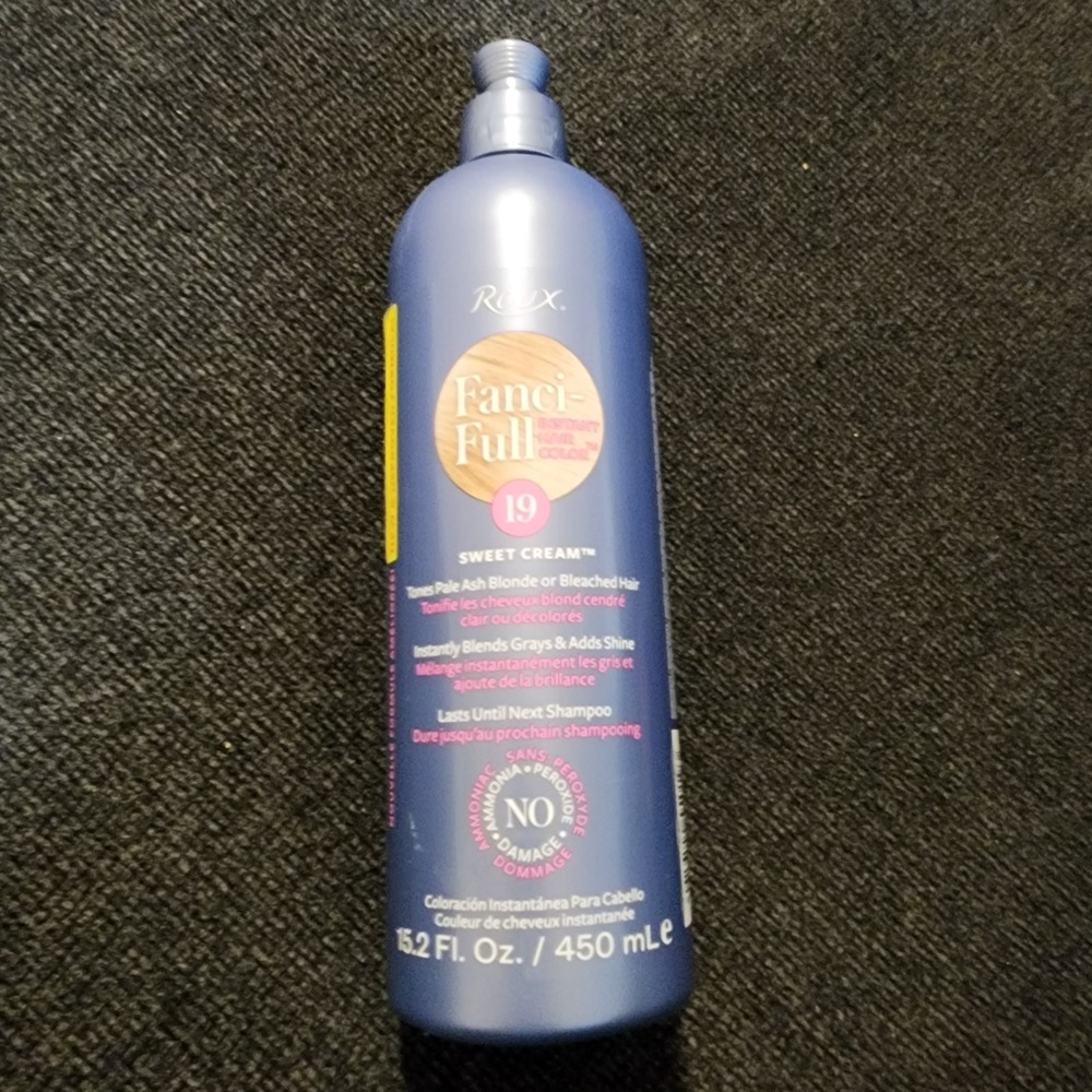 Roux Fanci-Full Instant Hair Color, 19 Sweet‎ Cream, 15.2 fl oz